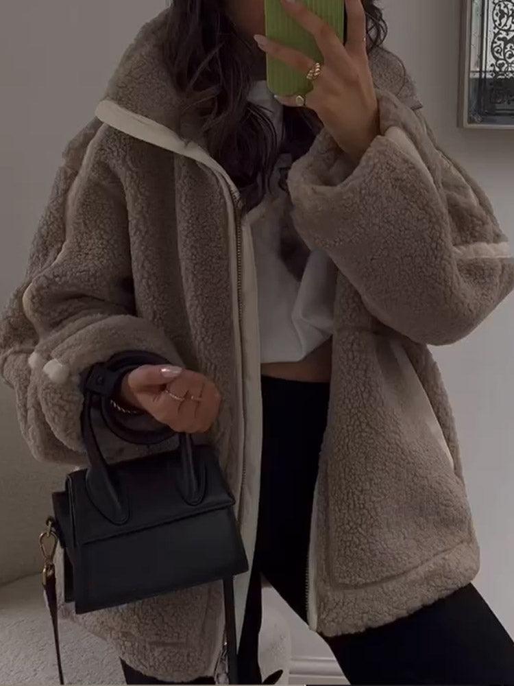 Elarova | Damen-Winterjacke mit Reißverschluss