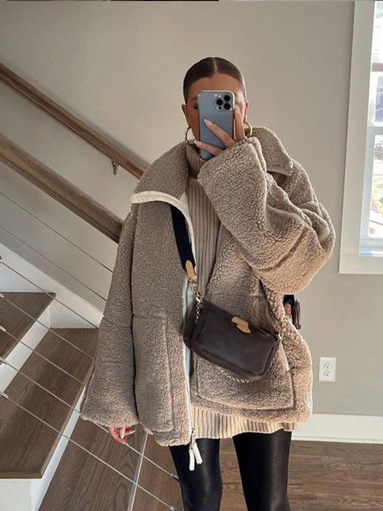 Elarova | Damen-Winterjacke mit Reißverschluss