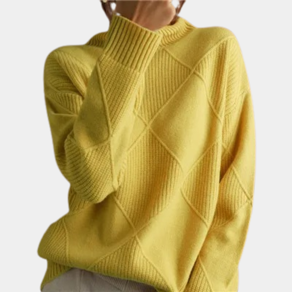 Edler Damen-Rollkragenpullover Ellie für einen klassischen Stil
