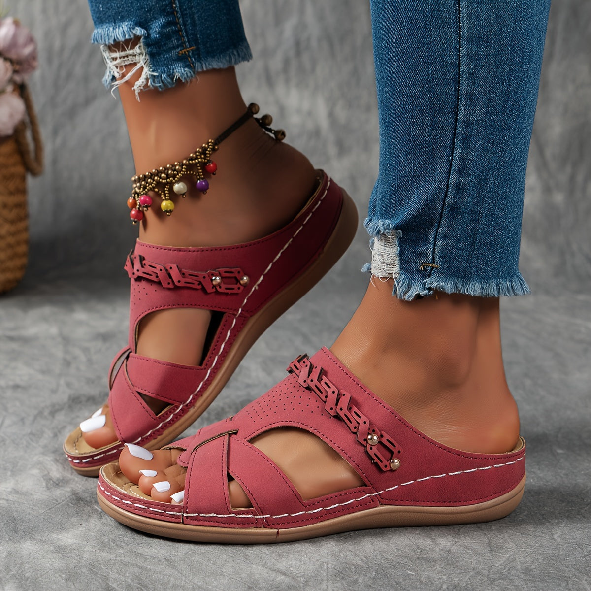 Elanea™ – Frauen Sommerschuhe Atmungsaktive Sandalen mit Plattform 4