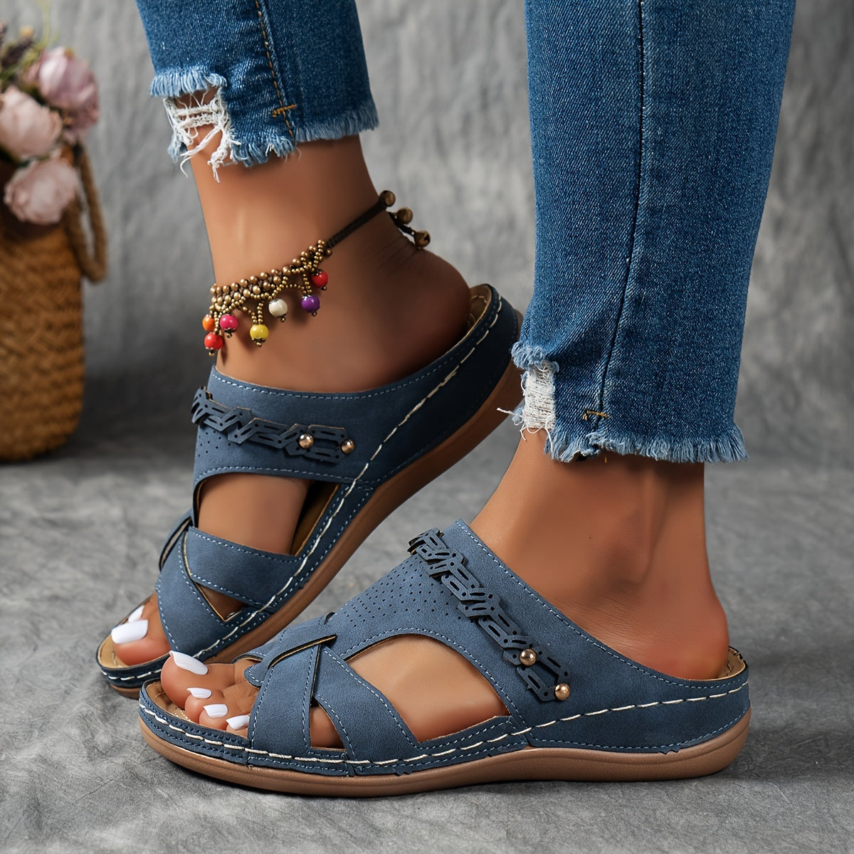 Variant image for Elanea™ – Frauen Sommerschuhe Atmungsaktive Sandalen mit Plattform-25