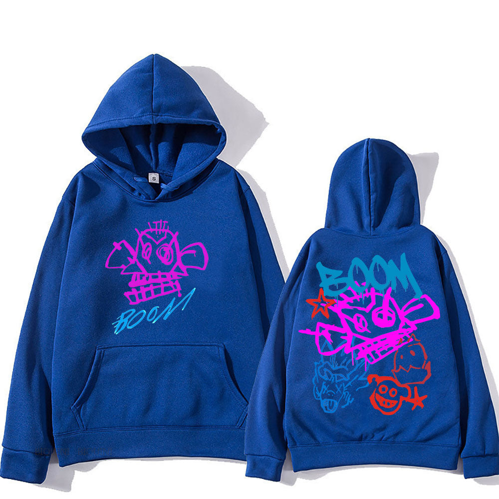 Elarova | Arcane Jinx Cartoon Langarm-Hoodie