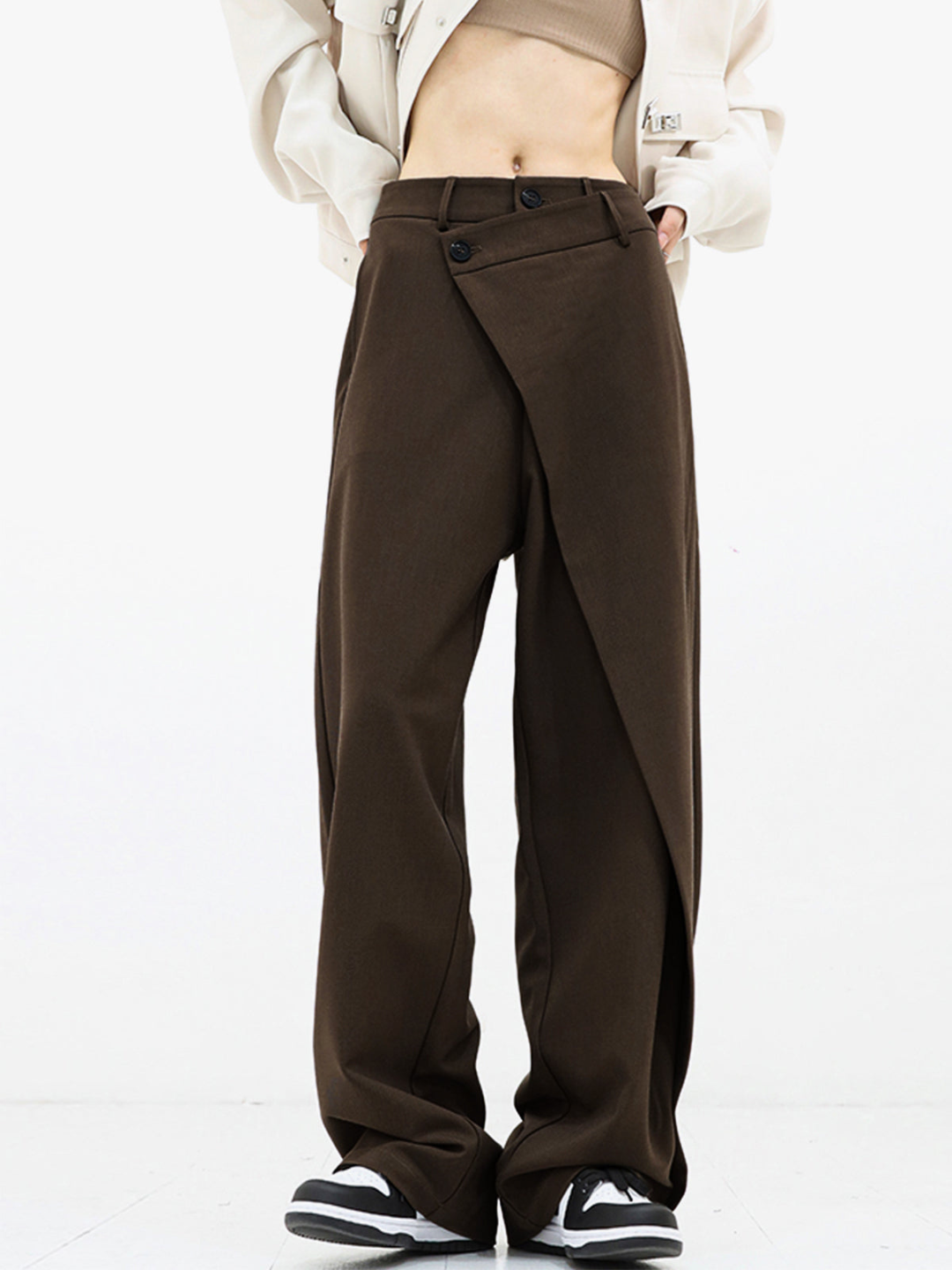 Elarova | Asymmetrische Baggy-Hose