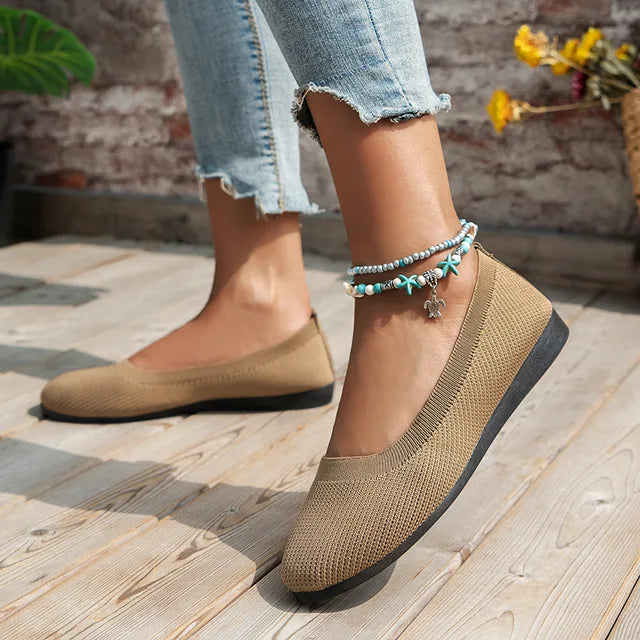 Elarova | Ballettschuhe aus Strick für Frauen