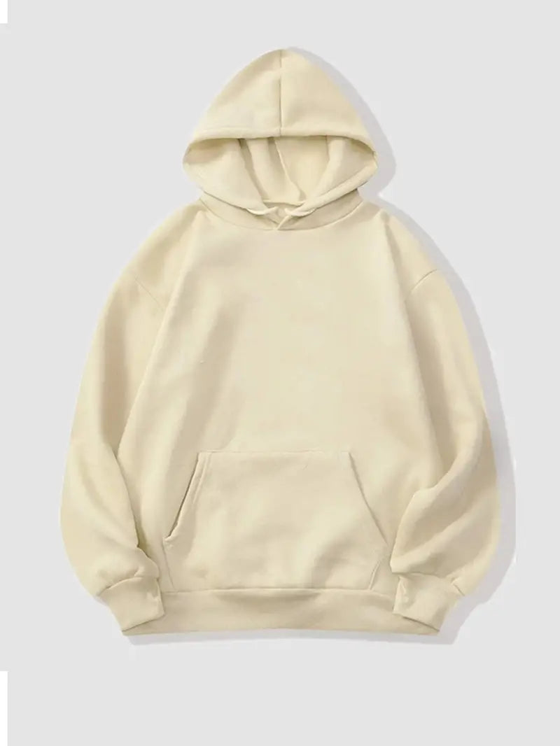 Elarova | Bequemer Einfarbiger Damen Hoodie mit Kapuze