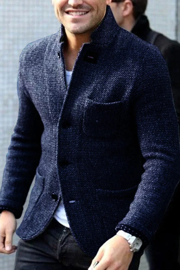 Elarova | Button-Down-Blazer für Herren