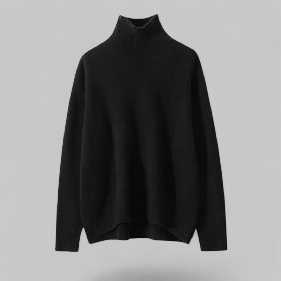 Elarova | Damen Classy Sweater Rollkragenpullover