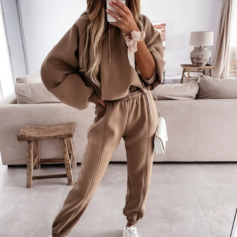 Elarova | Damen-Kapuzenpullover-Set
