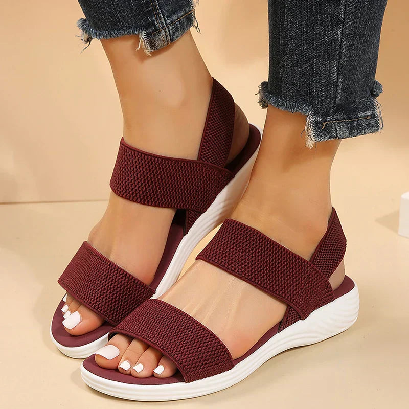 Elarova | Damen Sandalen Ergonomisches Design Mit Verstellbarem Riemen