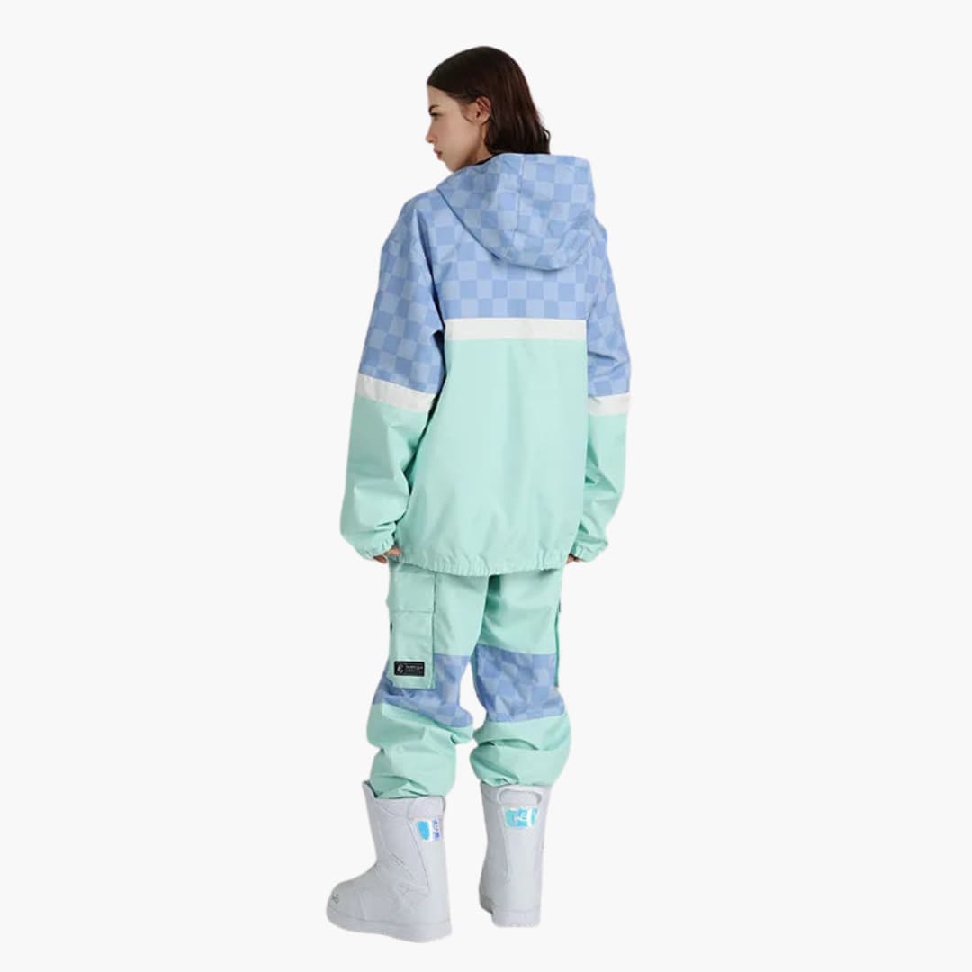 Elarova | Damen Skianzug mit Kapuzenjacke und Cargohose