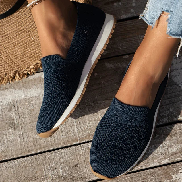 Elarova | Damen Sommerschuhe Bequeme Slip on Schuhe Mit Stützender Sohle