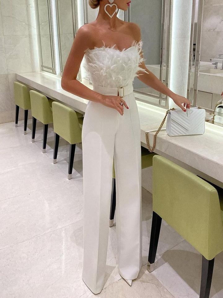 Elarova | Eleganter Lange Jumpsuit - Verführerische Party-Mode