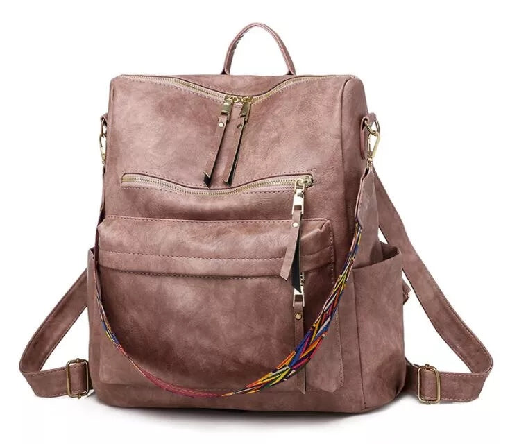Elarova | Eleganter Weicher LederRucksack