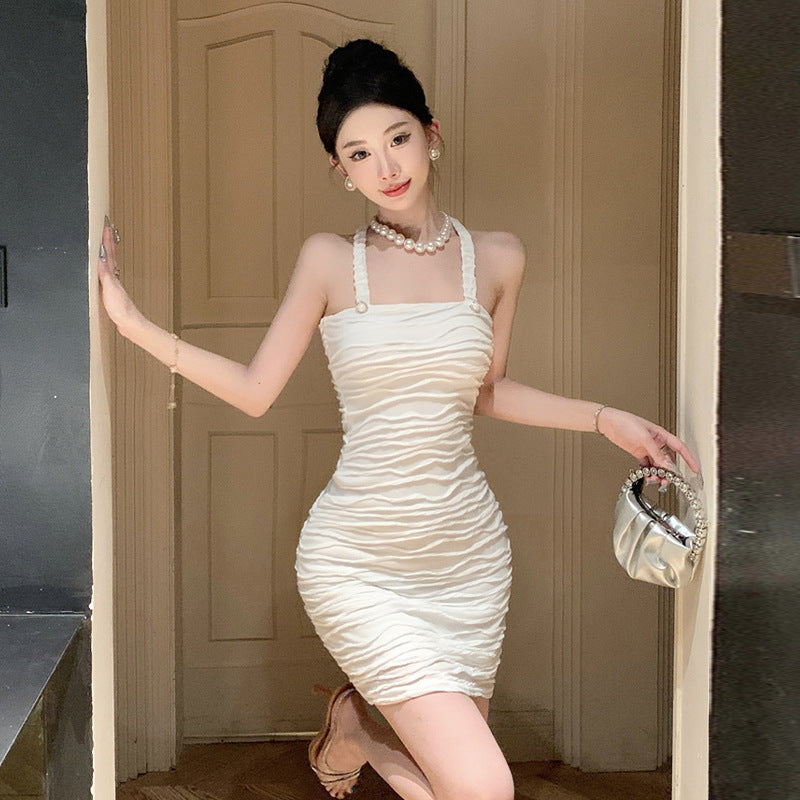 Elarova: Elegantes Bodycon-Trägerkleid, figurbetont geschnitten
