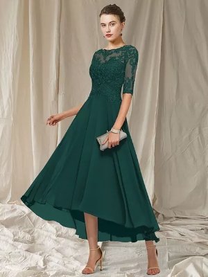 Elarova | Elegantes schickes Abendkleid