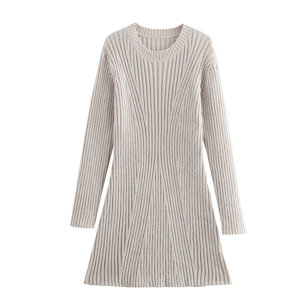 Elarova Fashion Ripped Knit Dress