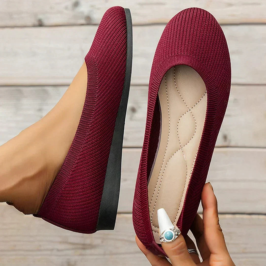 Elarova | Flache Damen Slipper