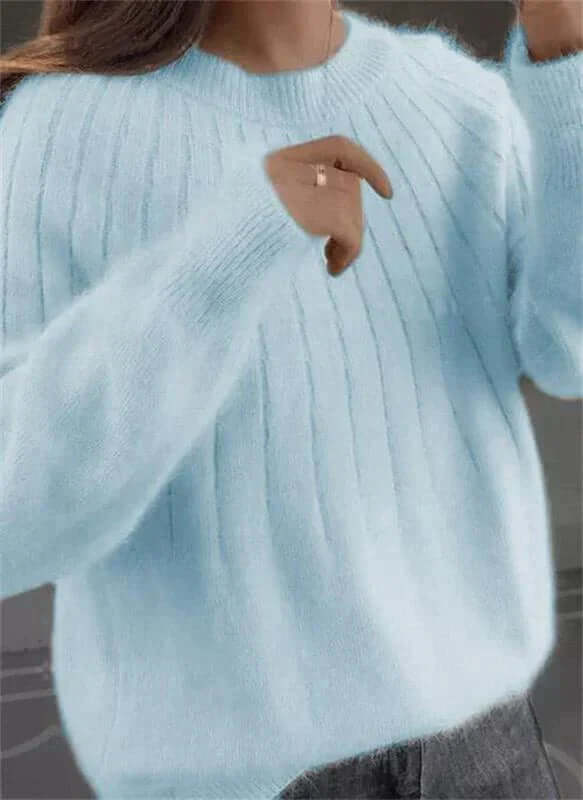 Elarova | Gemütlicher Rippstrickpullover