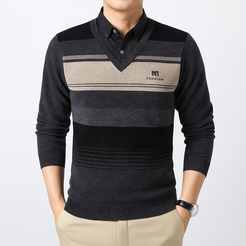 Elarova | Gestreifter Pullover