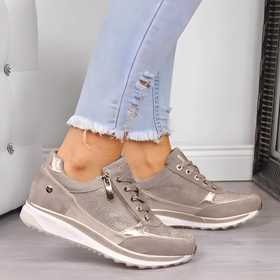 Elarova | Glamouröse bequeme Casual Sneakers | Sportlichschicke Sneaker