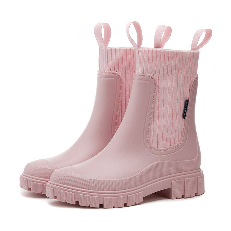 Elarova | Gummistiefel Wasserdicht mit Antirutschsohle, Perfekt für Regenwetter