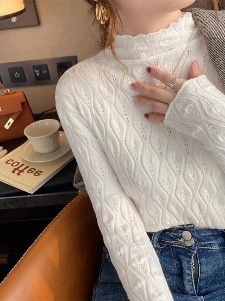 Elarova | Halb-Rollkragenpullover für Damen