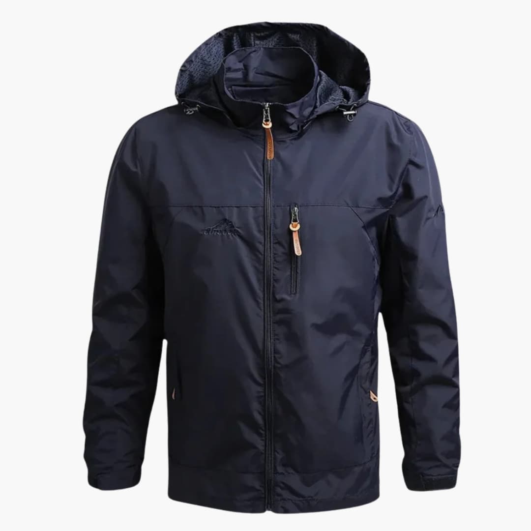 Elarova | Herren Jacke mit Frontreißverschluss und Stehkragen