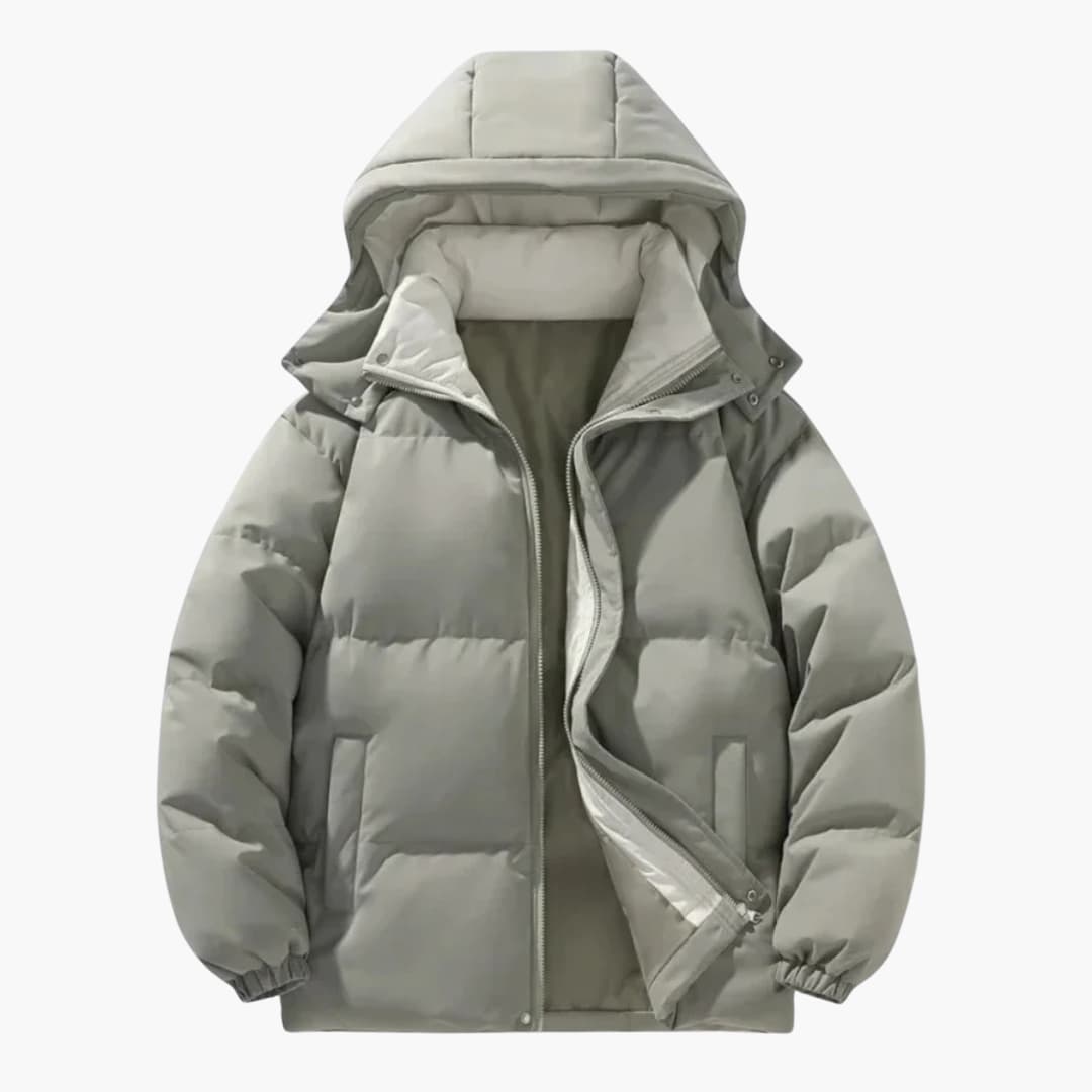 Elarova | Herren Kapuzen-Steppjacke mit isolierter Füllung und Reißverschluss