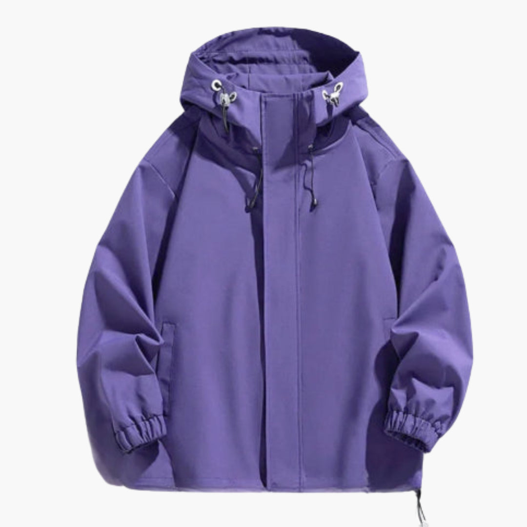 Elarova | Herren Ski-Jacke mit Kapuze verstellbare Passform und Reißverschluss