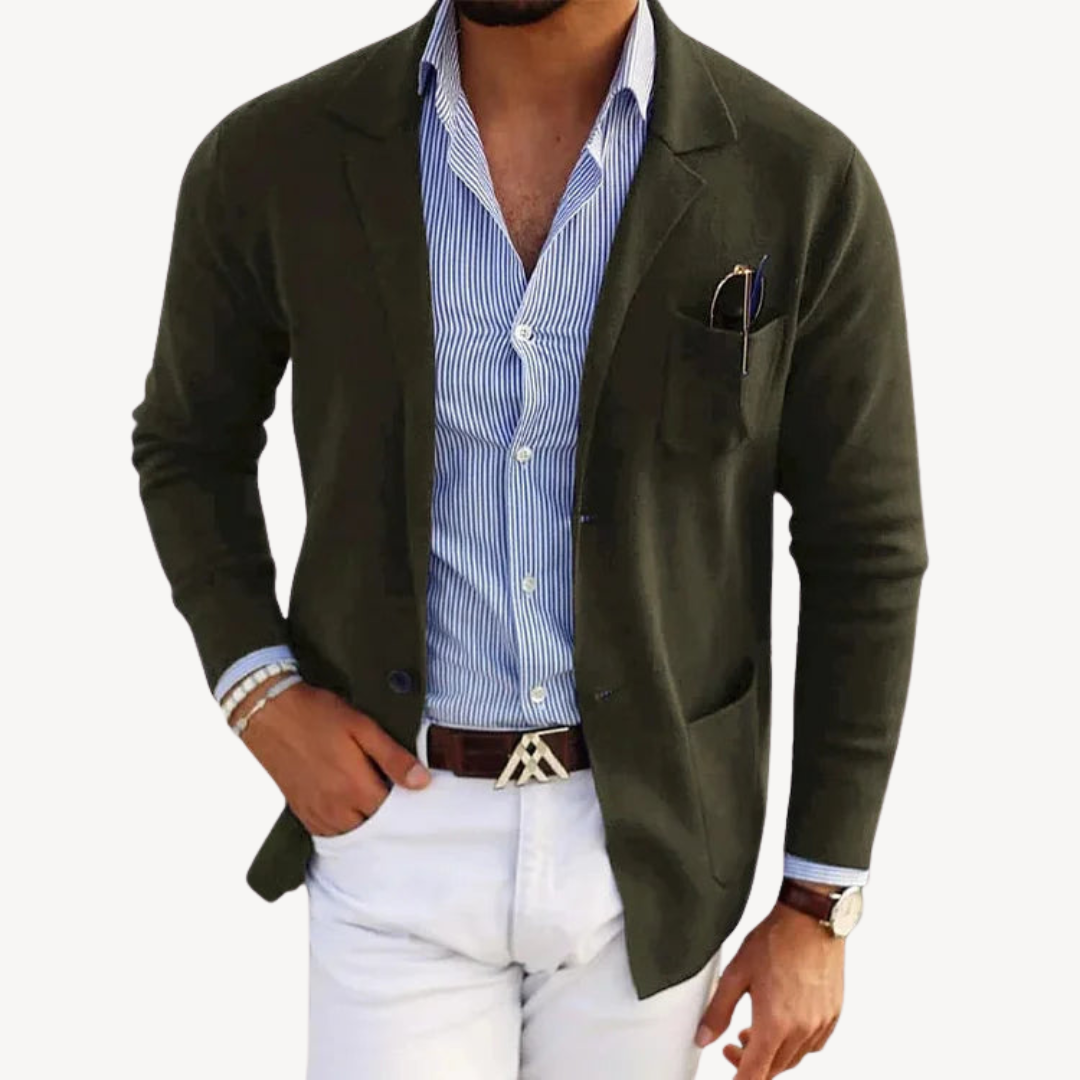 Elarova | Herren Slim Fit Smart Casual Blazer Jacke