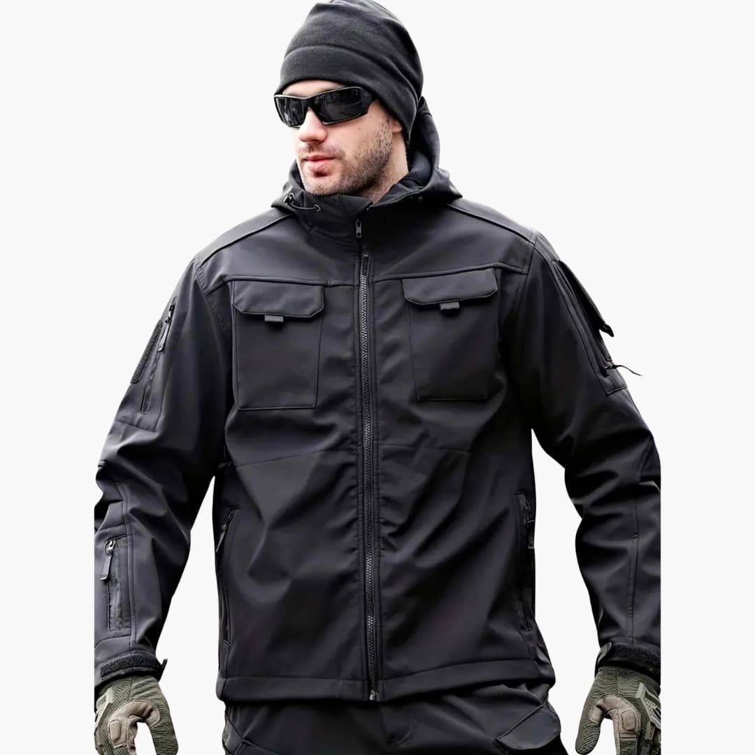 Elarova | Herren Softshelljacke mit Kapuze