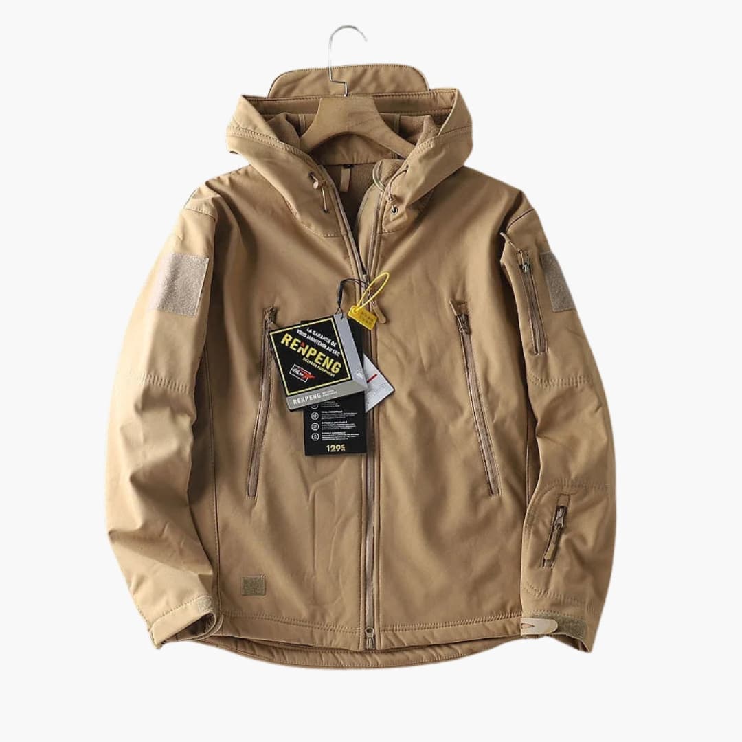 Elarova | Herren Softshelljacke mit Reißverschlusstaschen