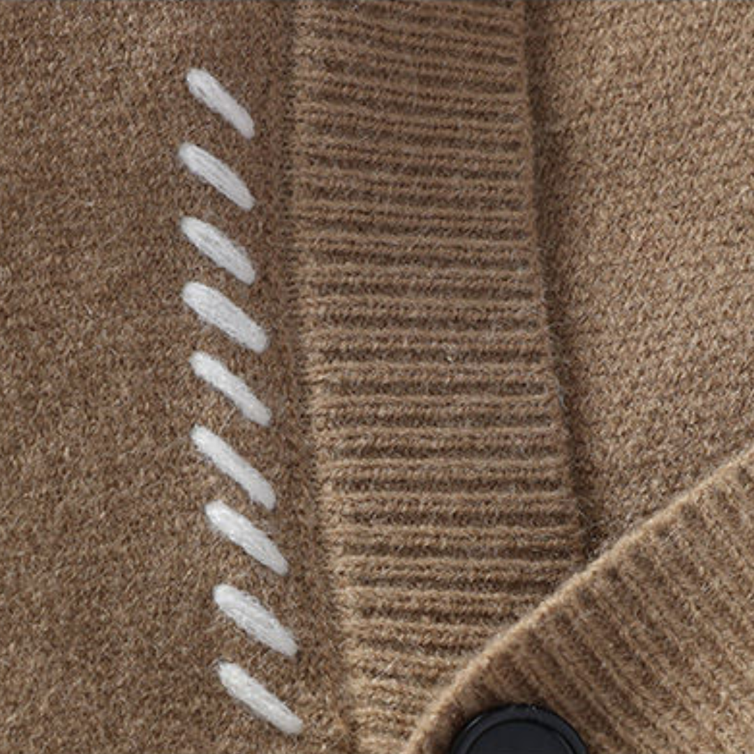 Elarova | Herren-Strickjacke – Weiche Baumwollmischung