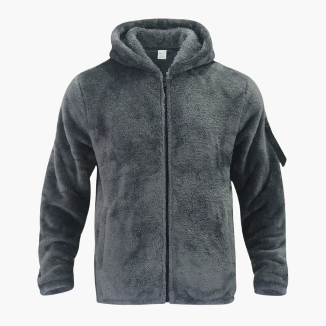 Elarova | Herrenjacke mit Kapuze und Reißverschluss