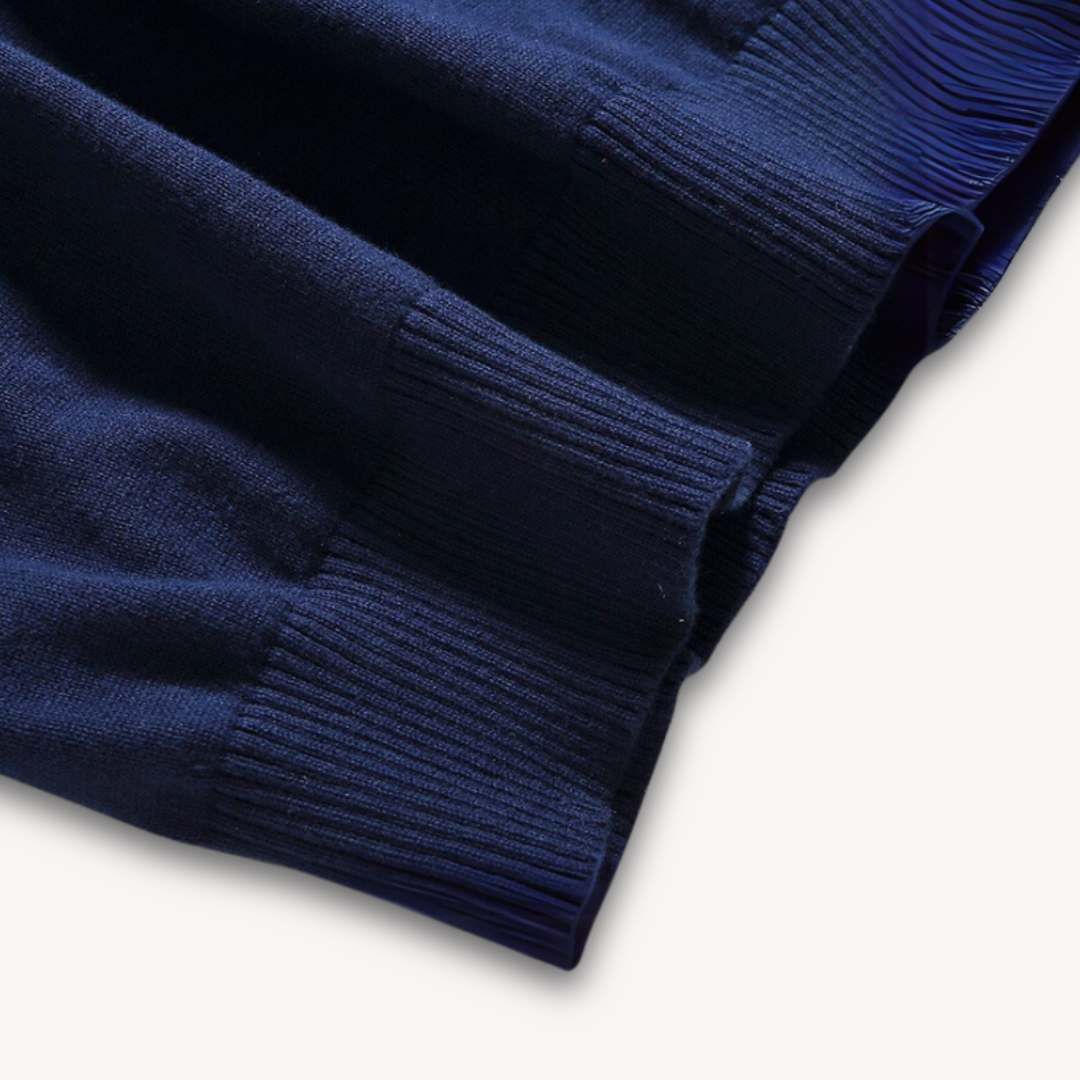 Elarova | Herrenpullover mit V-Ausschnitt – Weiche Baumwollmischung – Slim Fit – Freizeit- und Abendgarderobe