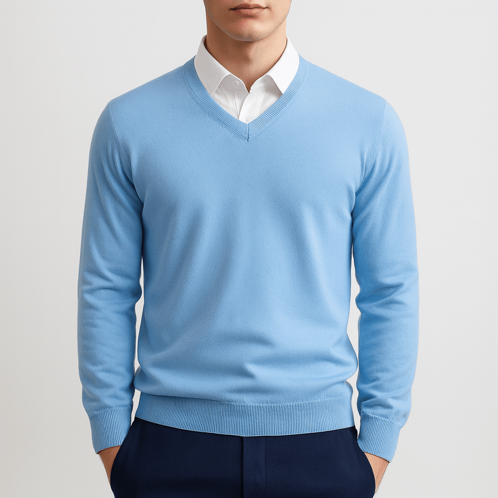 Elarova | Ibrahim Pullover mit V-Ausschnitt