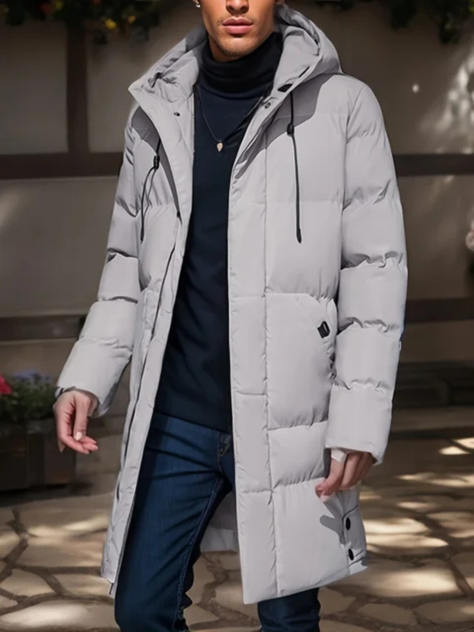 Elarova | Jacke für Herren mit Kapuze für den Winterlook