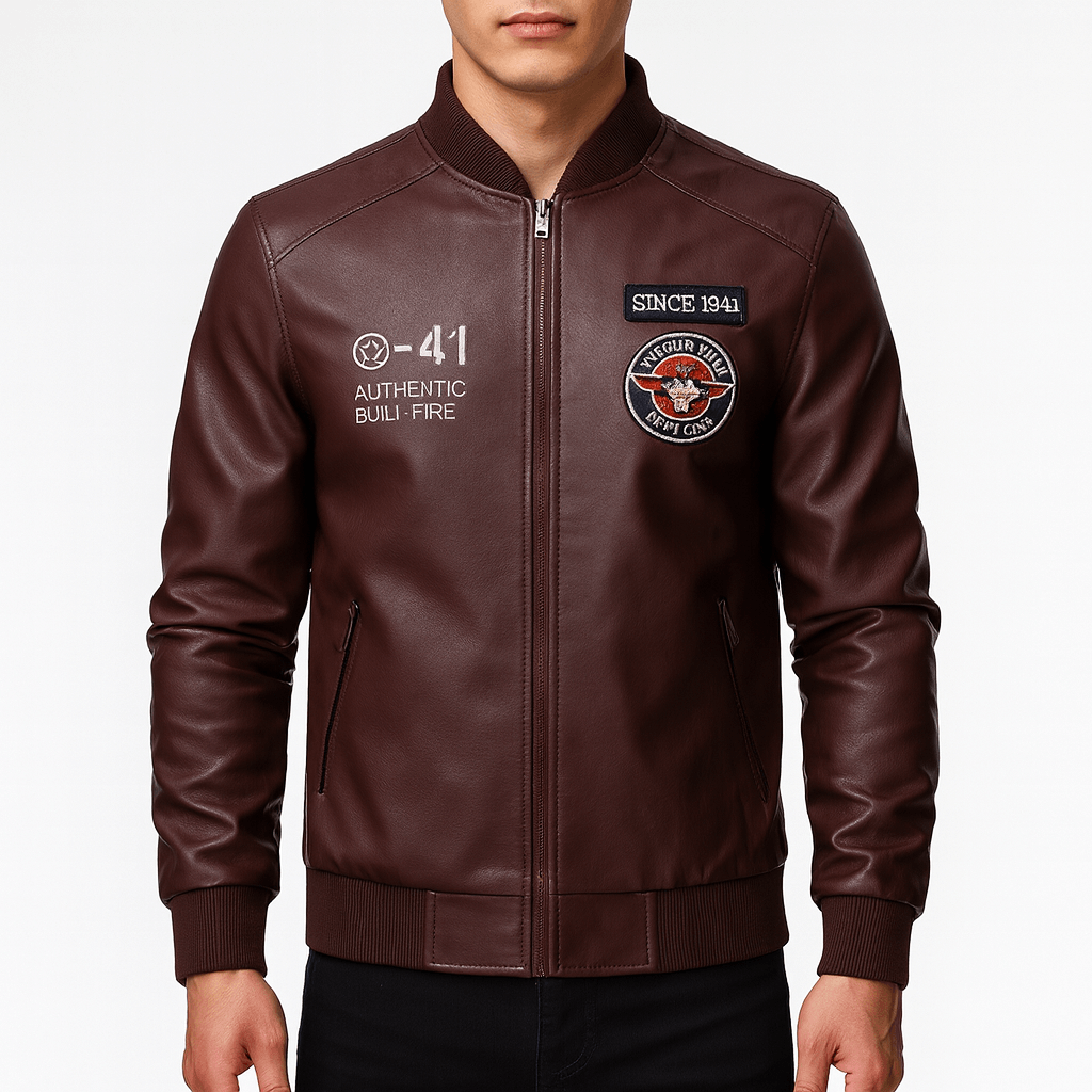 Elarova | Jacke mit Lederpatches