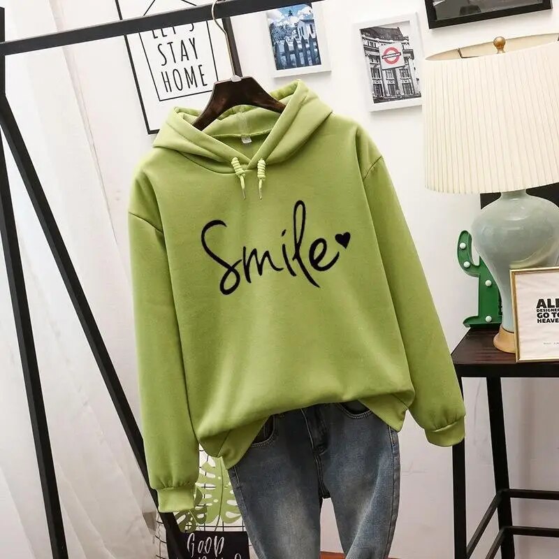 Elarova | Janet Smile-Love Kapuzenpullover