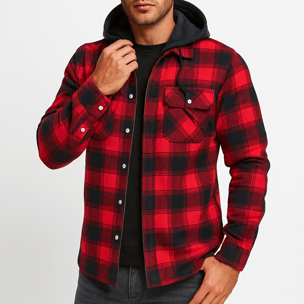 Elarova | Karierte Bomberjacke