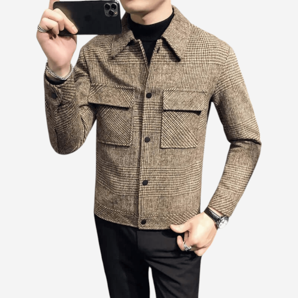 Elarova | Karierte Wolljacke