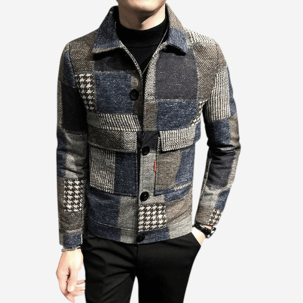 Elarova | Karierte Wolljacke