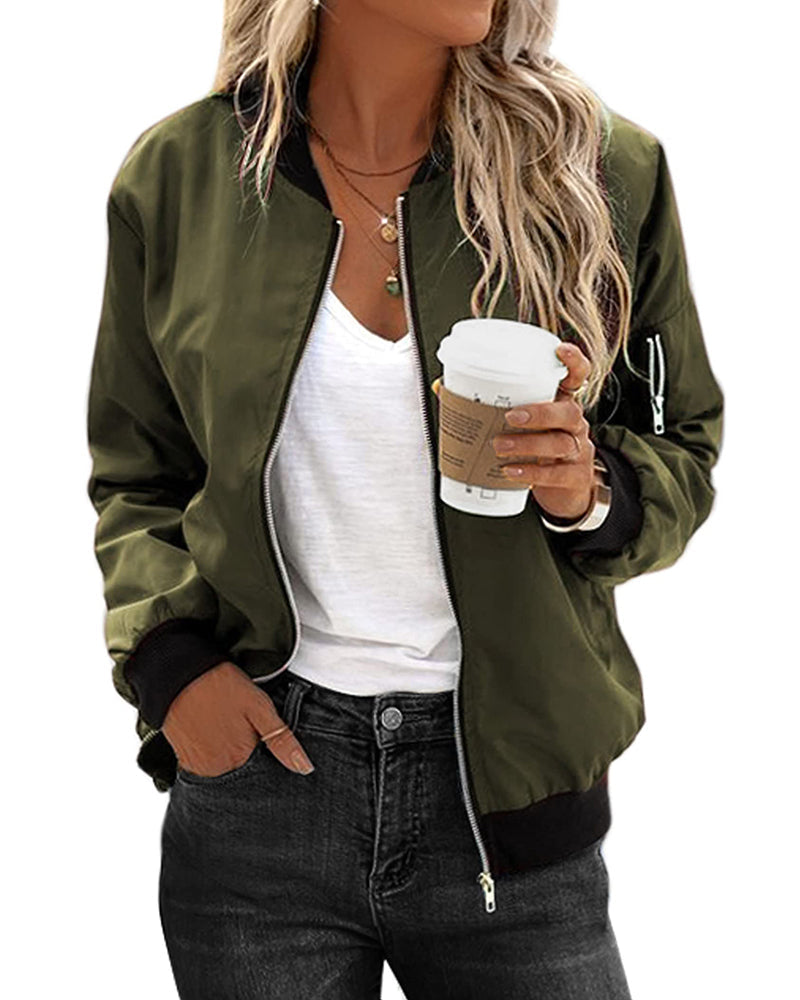 Elarova | Klassische Bomberjacke für Damen