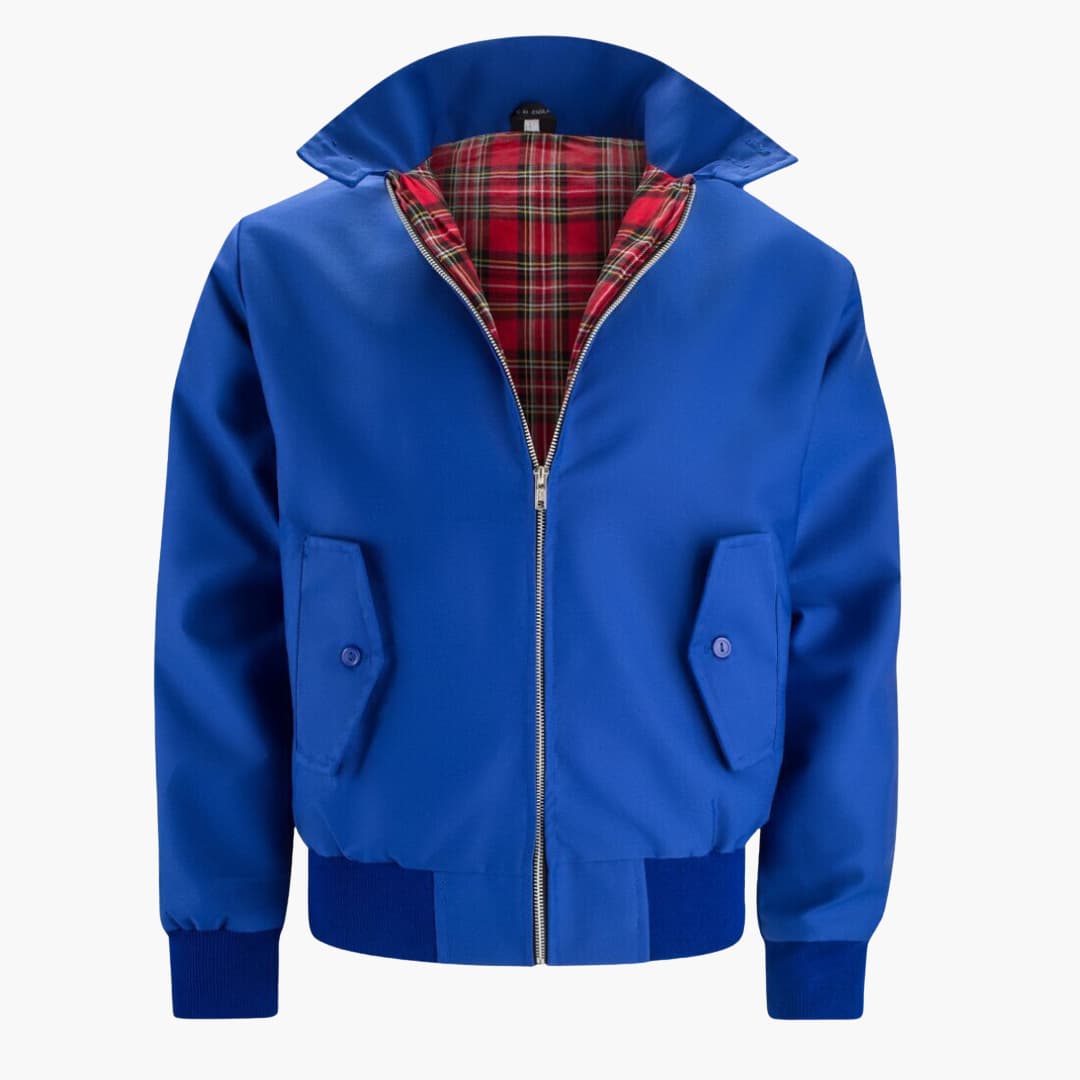 Elarova | Klassische Herren Winterjacke mit geripptem Saum und Kragen