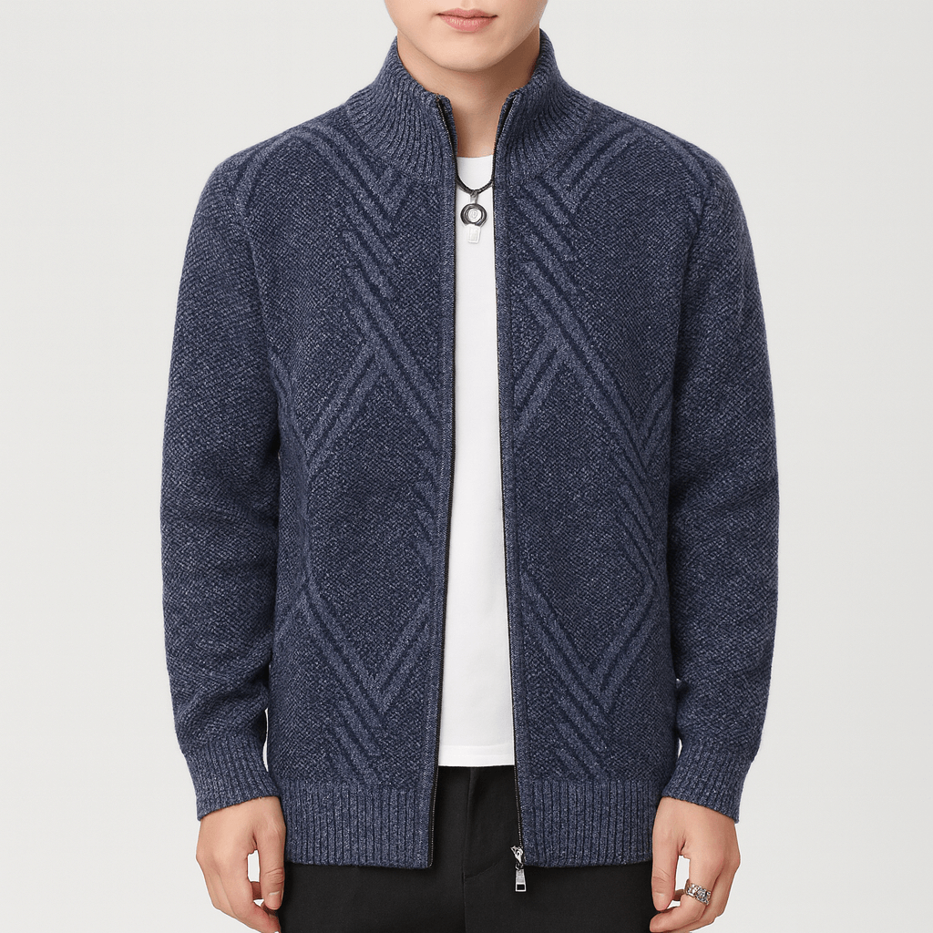 Elarova | Klassische Strickjacke