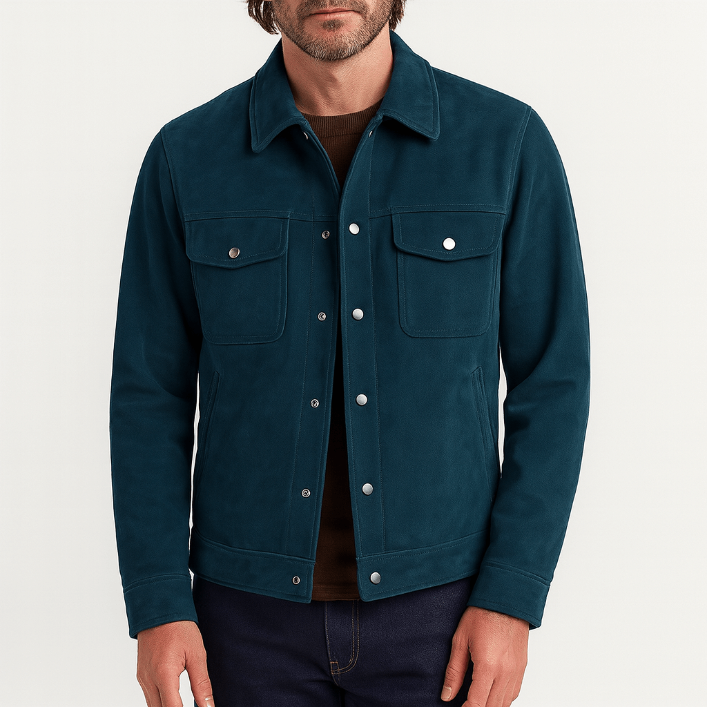 Elarova | Klassischer Wildlederblazer