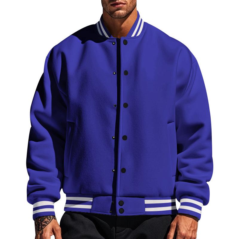 Elarova | Lässige Baseballjacke Mit Stehkragen Für Männer