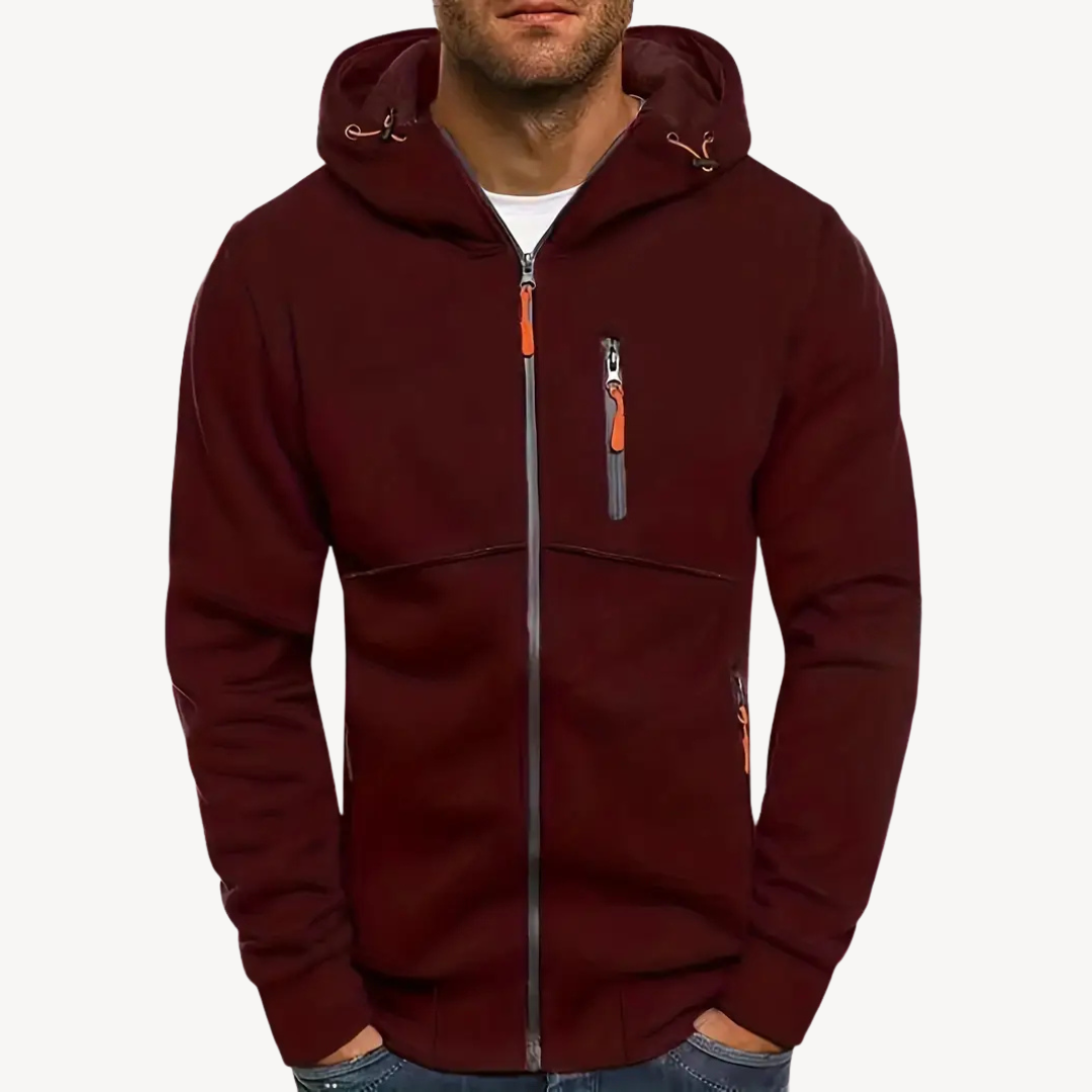 Elarova | Lässiger Hoodie aus Baumwolle und Polyester für Herren