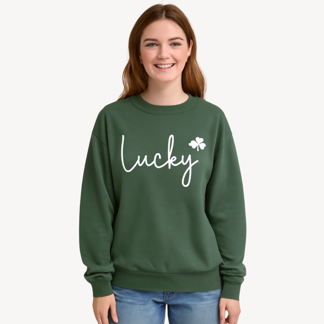 Elarova | Lucky Graphic Sweatshirt für Damen
