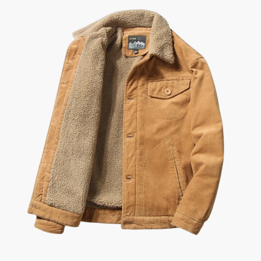 Elarova | Männer Winterjacke mit Vintage Knöpfen